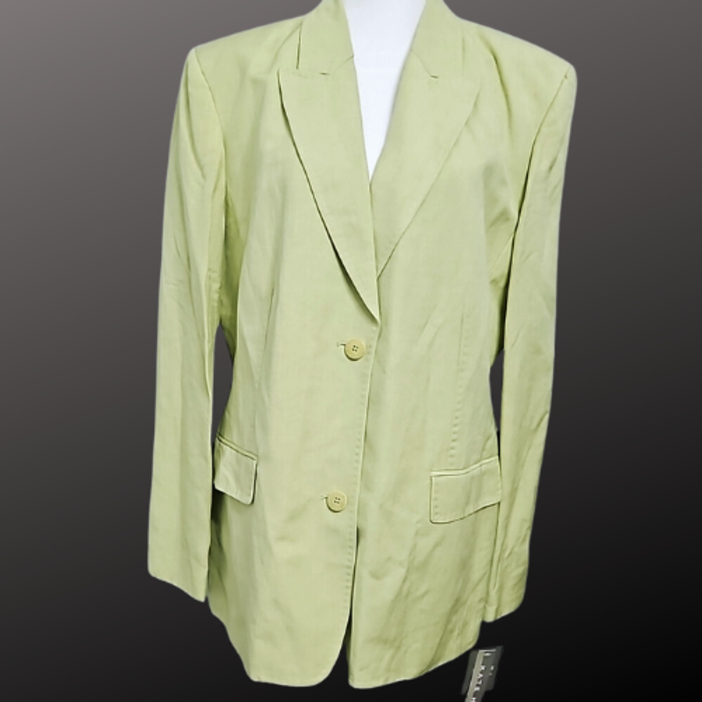 Kate Hill Green Suit Jacket Pants 14/16